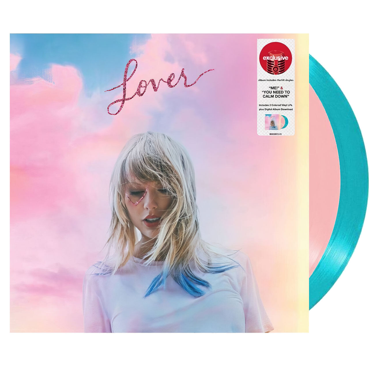 TAYLOR SWIFT Lover Multicolor Vinyl, Cover Dent