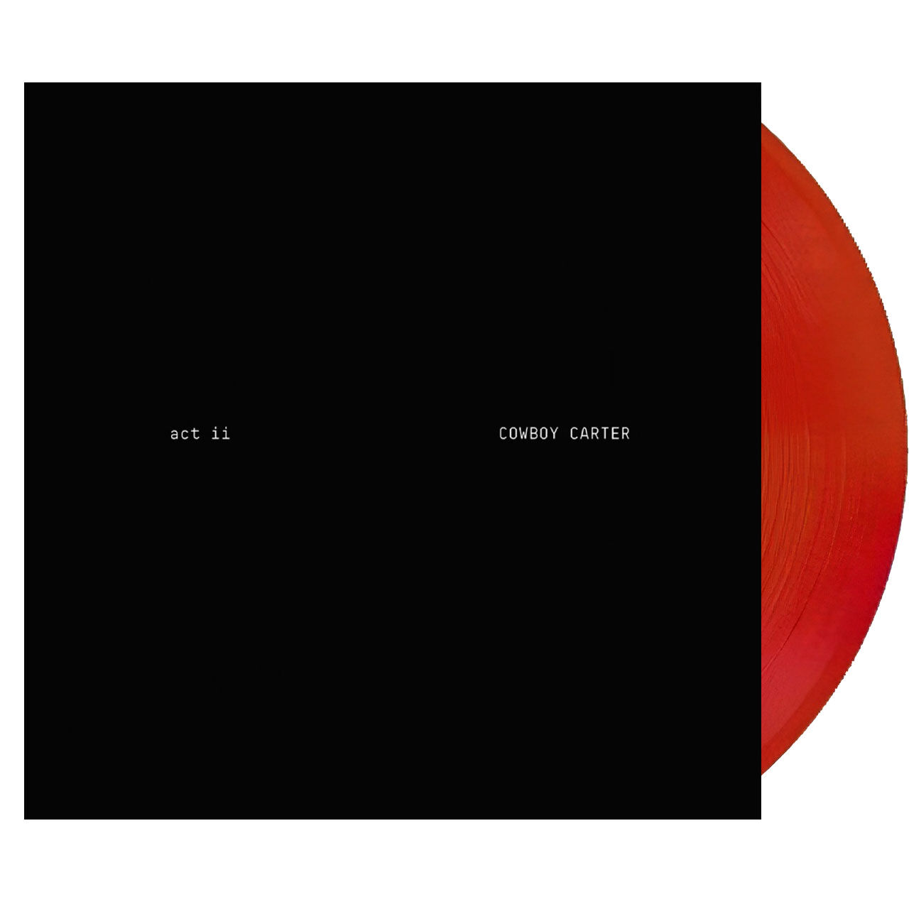 BEYONCE Cowboy Carter Act II EXC Red 2LP Vinyl