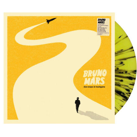Bruno Mars Doo Wops & Hooligans Amz Yellow Splatter 1lp Vinyl