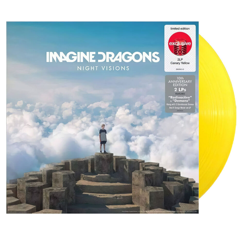 Imagine Dragons Night Visions Target Yellow 2lp Vinyl