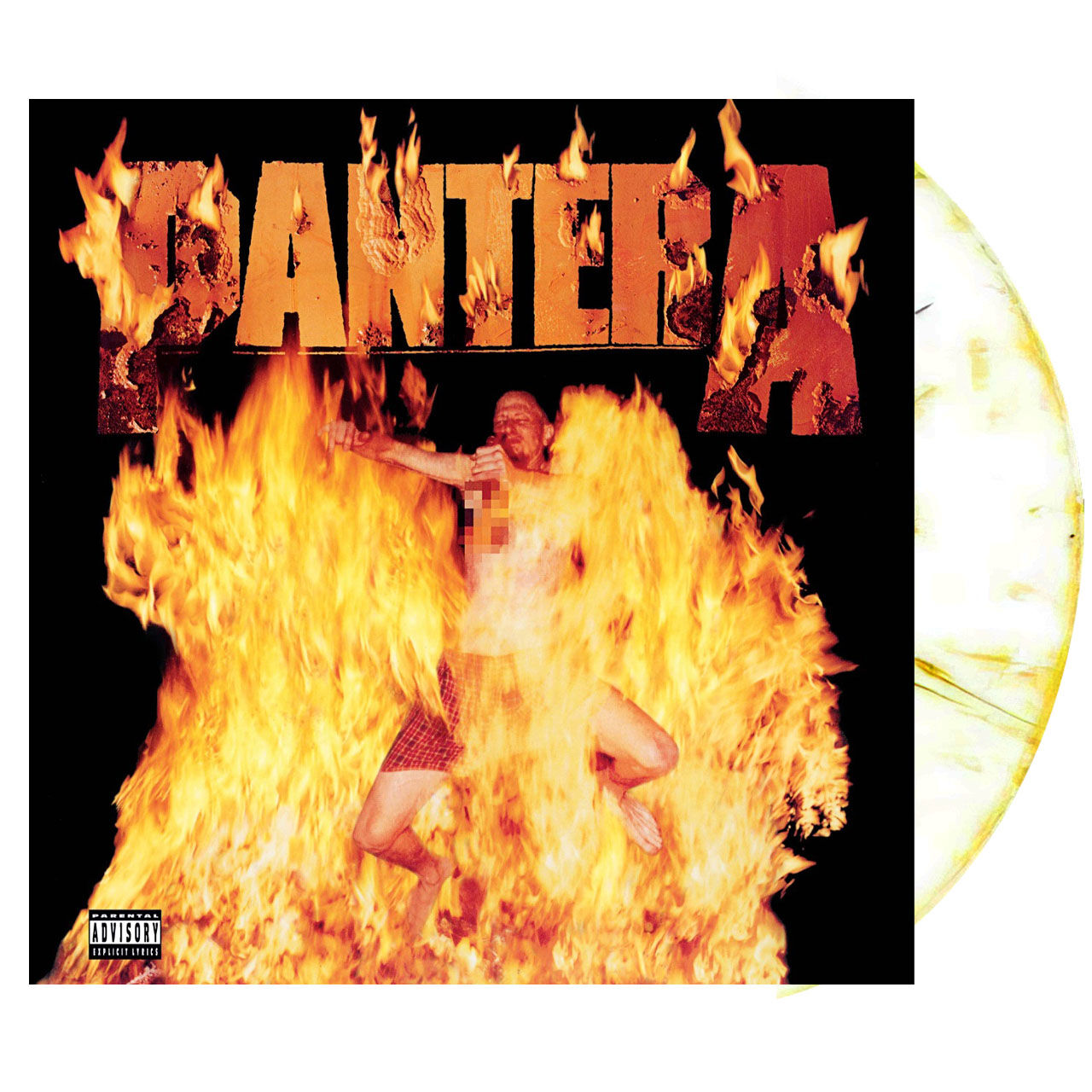 PANTERA Reinventing The Steel Yellow Marble 1LP Vinyl