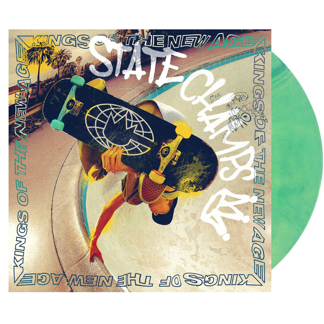 STATE CHAMPS Kings Of The New Age Yellow Green Vinyl