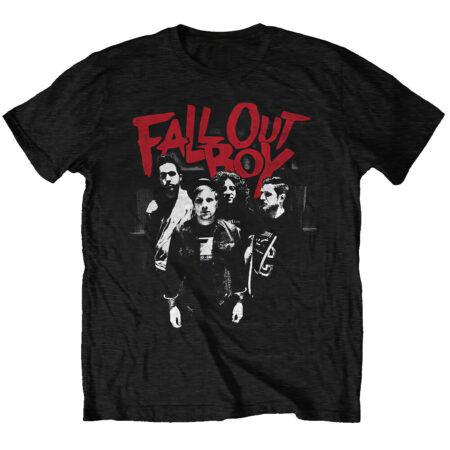 Fall Out Boy Punk Scratch Ro Black Tshirt