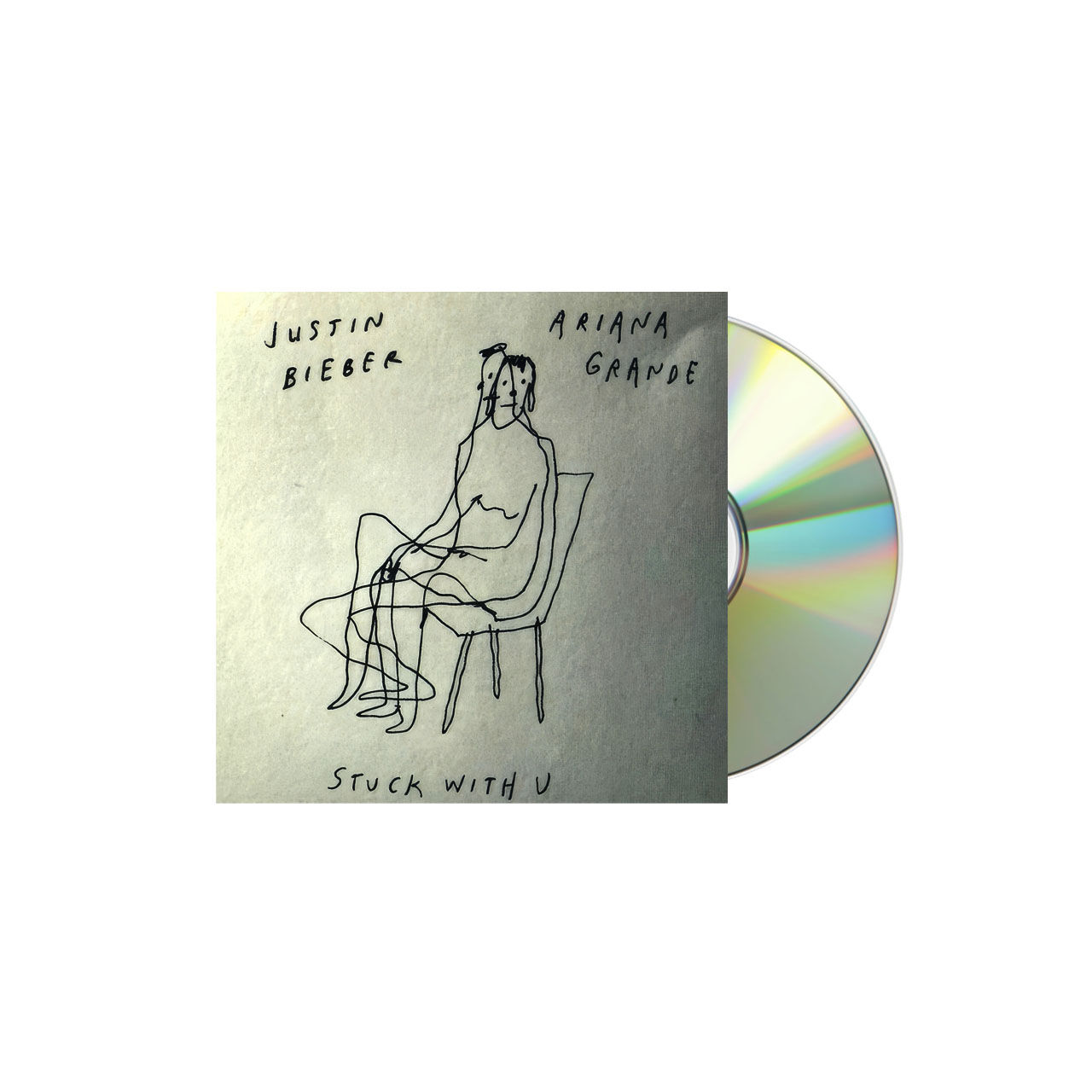 JUSTIN BIEBER, ARIANA GRANDE Stuck With U Alternate Cover Digipak CD