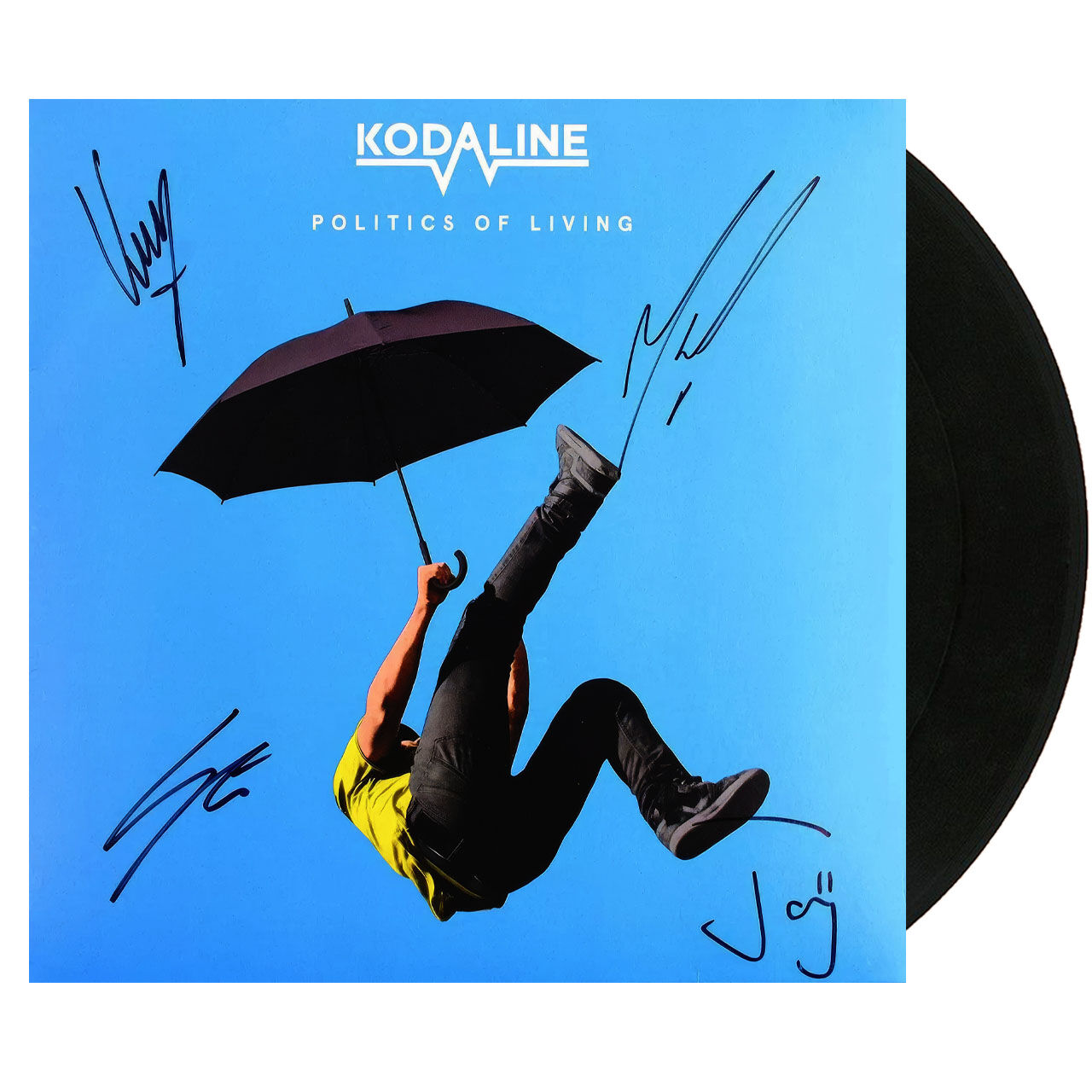 KODALINE Politics Of Living Black 1LP Vinyl, Signed