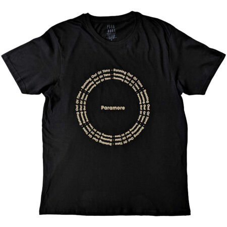 Paramore Root Circle Ro Black Tshirt