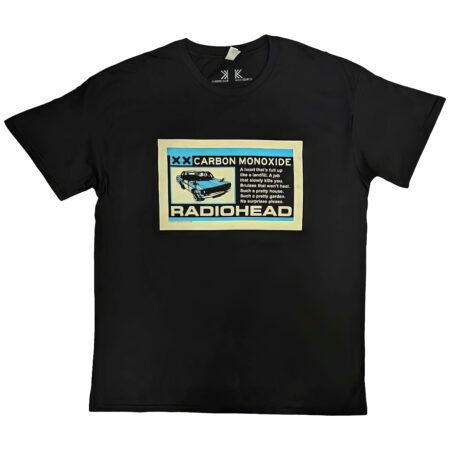 Radiohead Carbon Patch Ro Black Tshirt