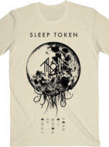 Sleep Token Take Me Back To Eden (back Print) Ro Beige Natural Tshirt (front)