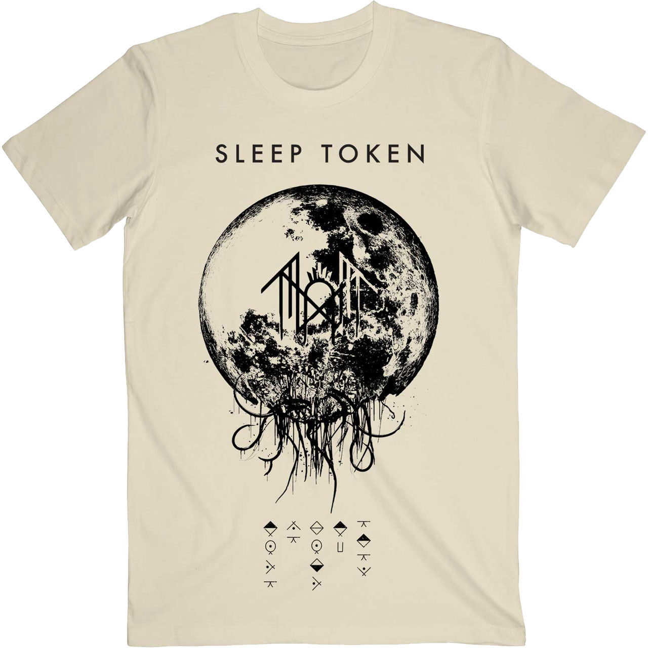 SLEEP TOKEN Take Me Back To Eden (Back Print) RO Beige Natural Tshirt