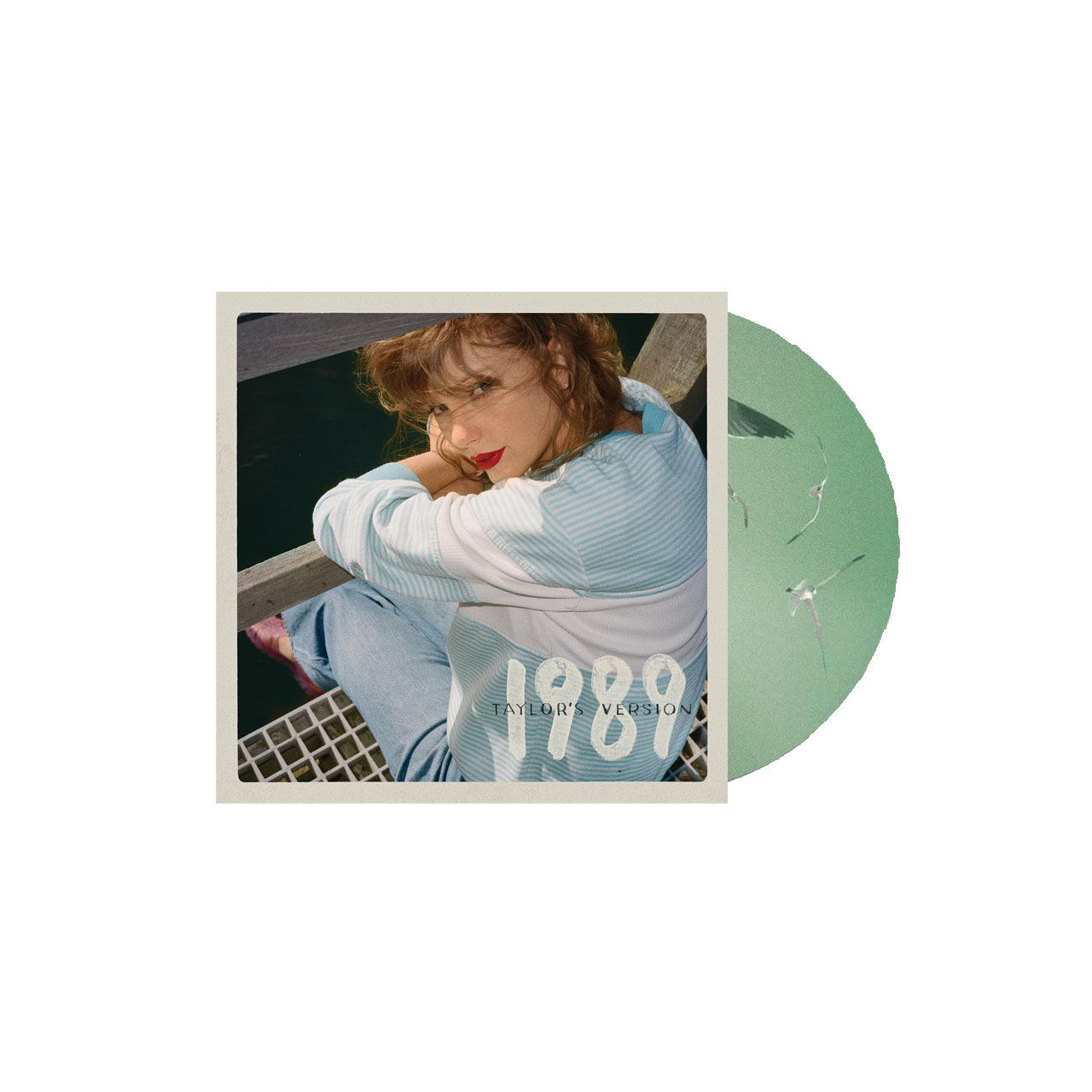 TAYLOR SWIFT 1989 (Taylor’s Version) Aquamarine Green Deluxe Jewel Case CD, Case Dent