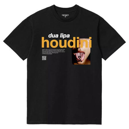 Dua Lipa Houdini Ht Black Tshirt