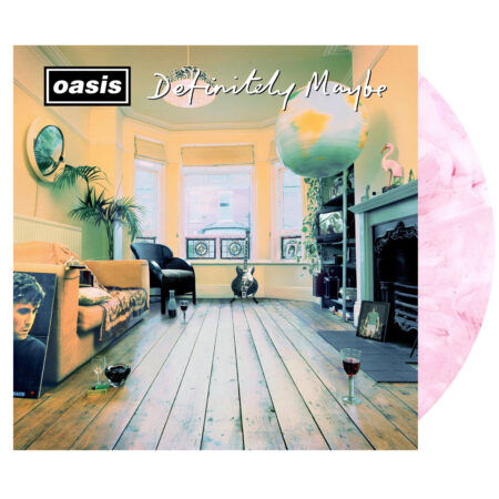 Oasis Definitely Maybe 30th Anniversary Edition White Pink 2lp Vinyl