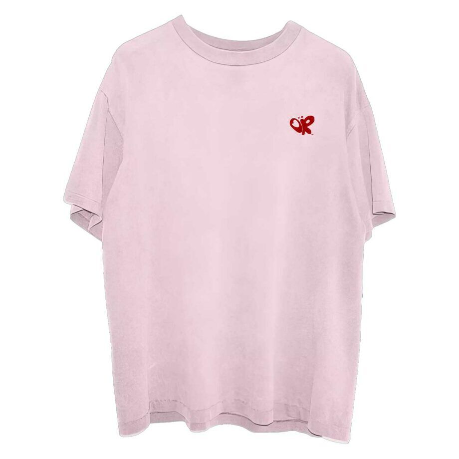 Olivia Rodrigo Guts Tour Oversized Ht Pink Tshirt