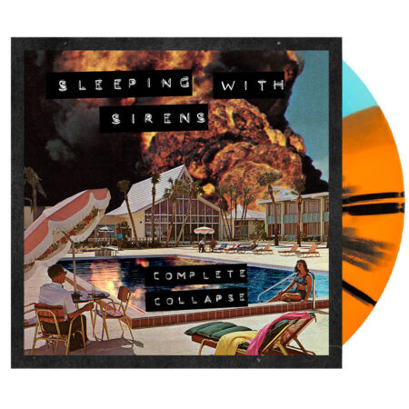 Sleeping With Sirens Complete Collapse Blue Orange 1lp Vinyl