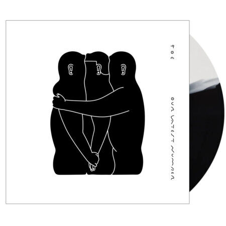Toe Our Latest Number Black White Split 1lp Vinyl