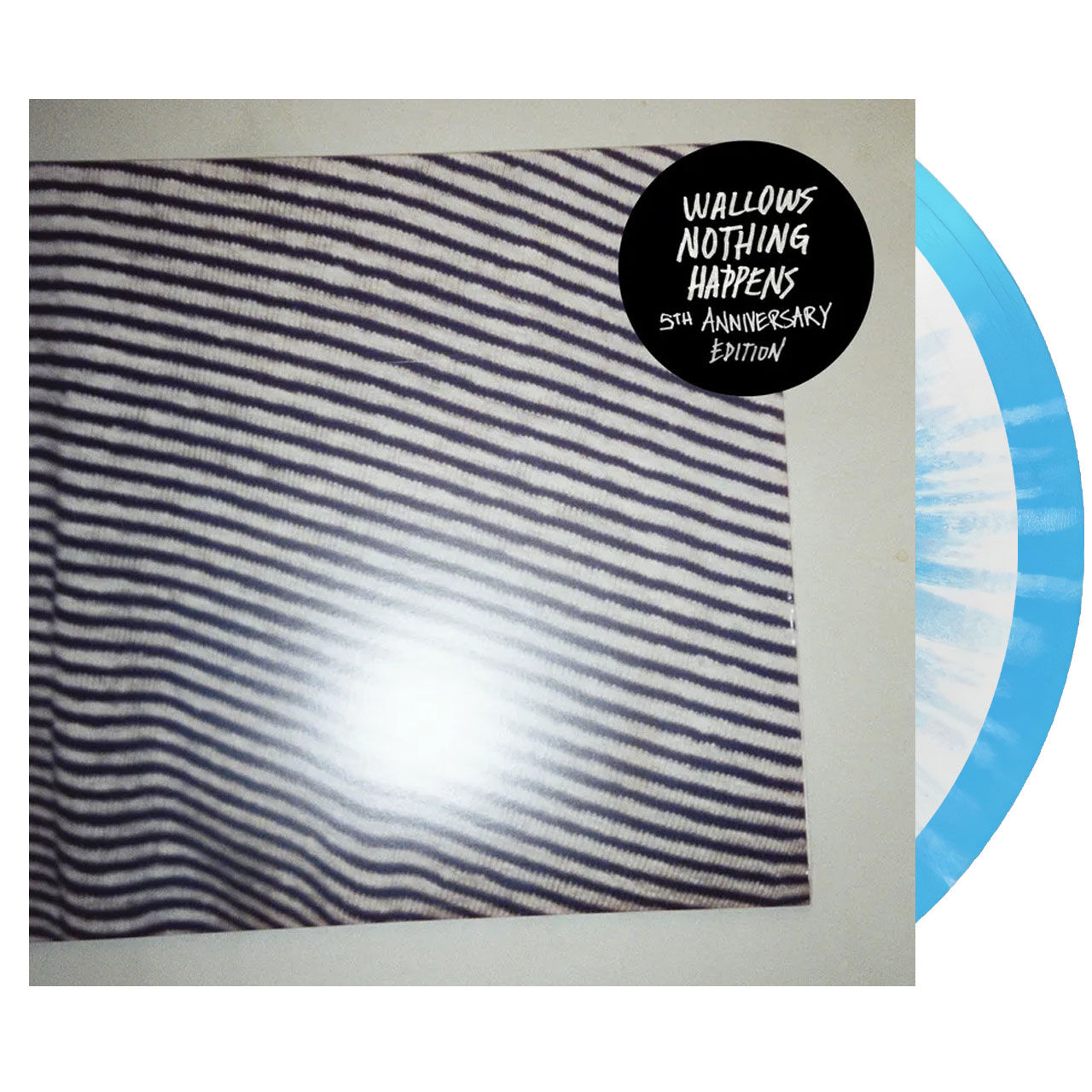 WALLOWS Nothing Happens 5th Anniversary RSD White Blue 2LP Vinyl