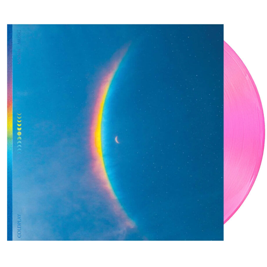 COLDPLAY Moon Music Vinyl, Signed Card (Pink, 1LP)