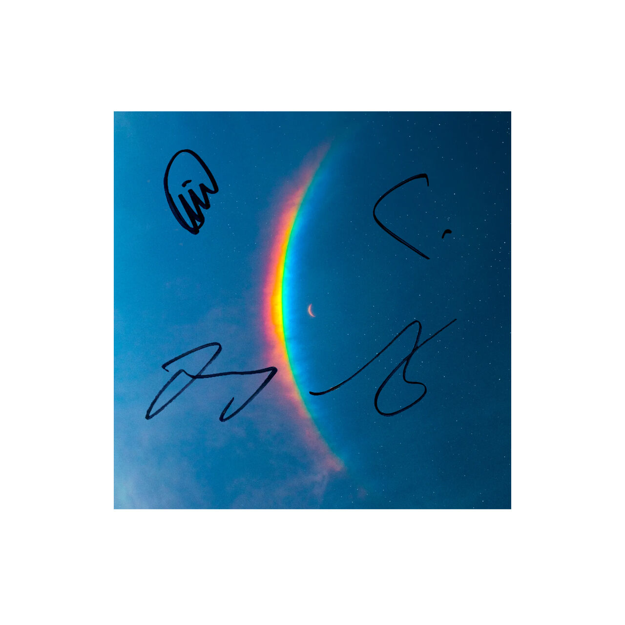 Coldplay 直筆サイン入り アナログレコード LP moon music