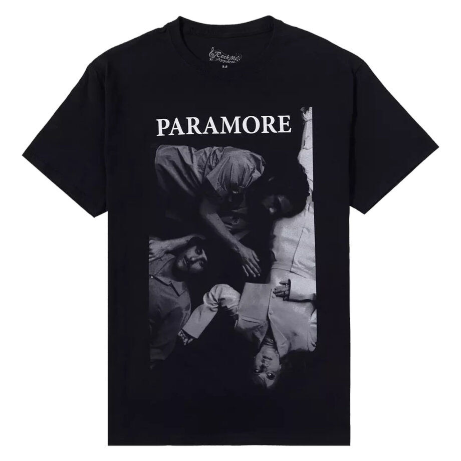 Paramore Black & White Band Photo Tshirt (ht, Black)