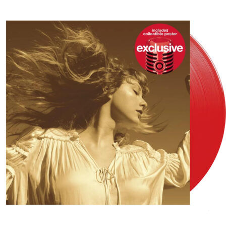 Taylor Swift Fearless Taylor's Version Vinyl, Cover Dent (target, Red, 3lp)