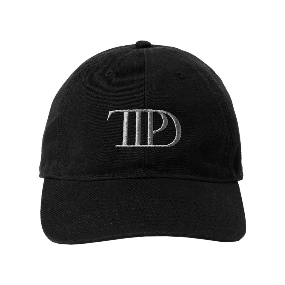 Taylor Swift The Tortured Poets Department Logo Hat Cap (black)