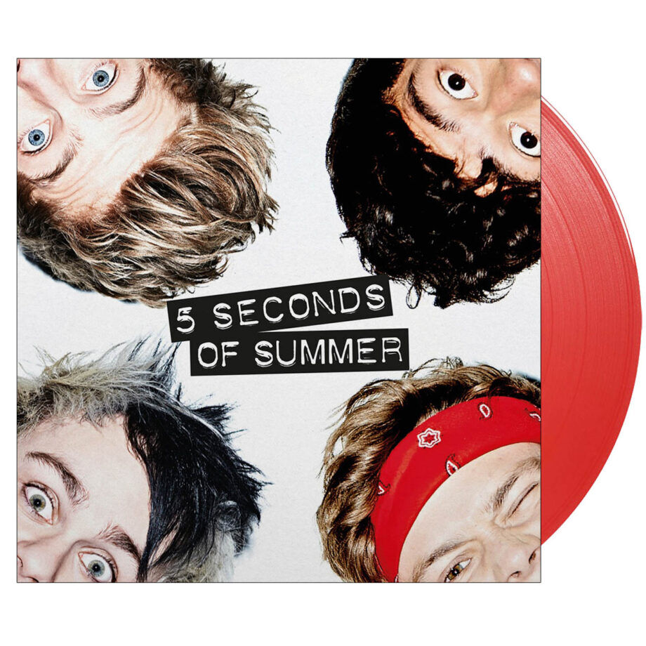 5 Seconds Of Summer Self Titled 10th Anniversary Vinyl (red, 1lp)