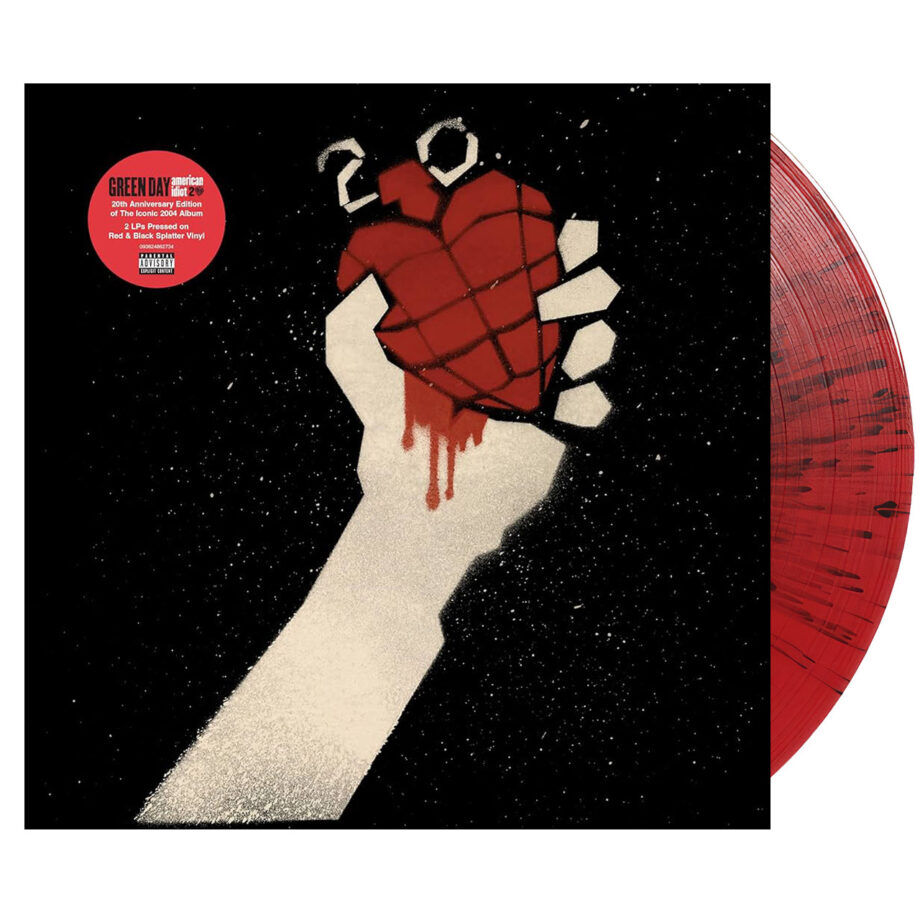 Green Day American Idiot (20th Anniversary) Vinyl (black Red Splatter, 2lp)