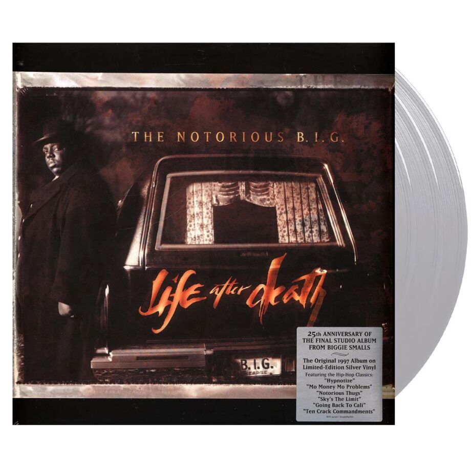 The Notorious B.i.g. Life After Death Vinyl, Cover Dent (silver, 3lp)