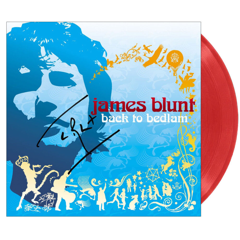 James Blunt Back To Bedlam (20th Anniversary) Vinyl, Signed (red, 1lp)