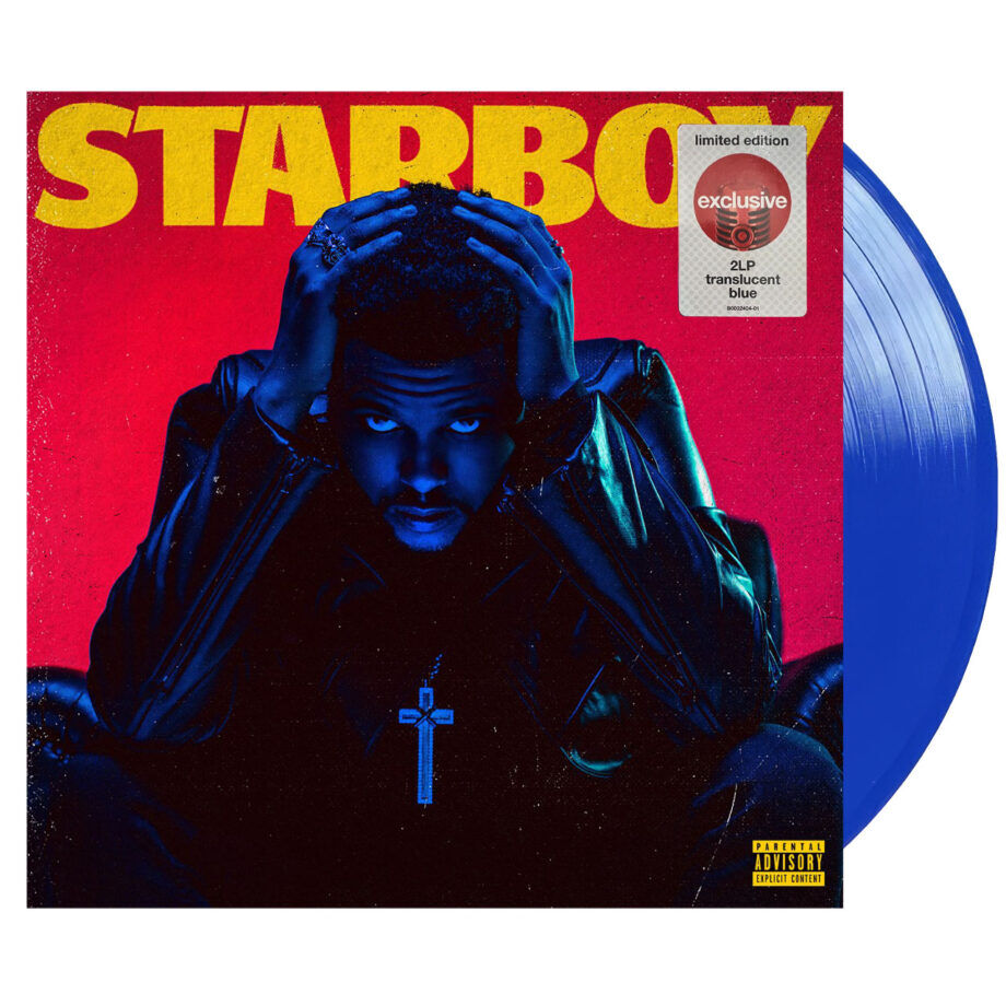 The Weeknd Starboy Vinyl, Cover Dent (target, Transluscent Blue, 2lp) Us