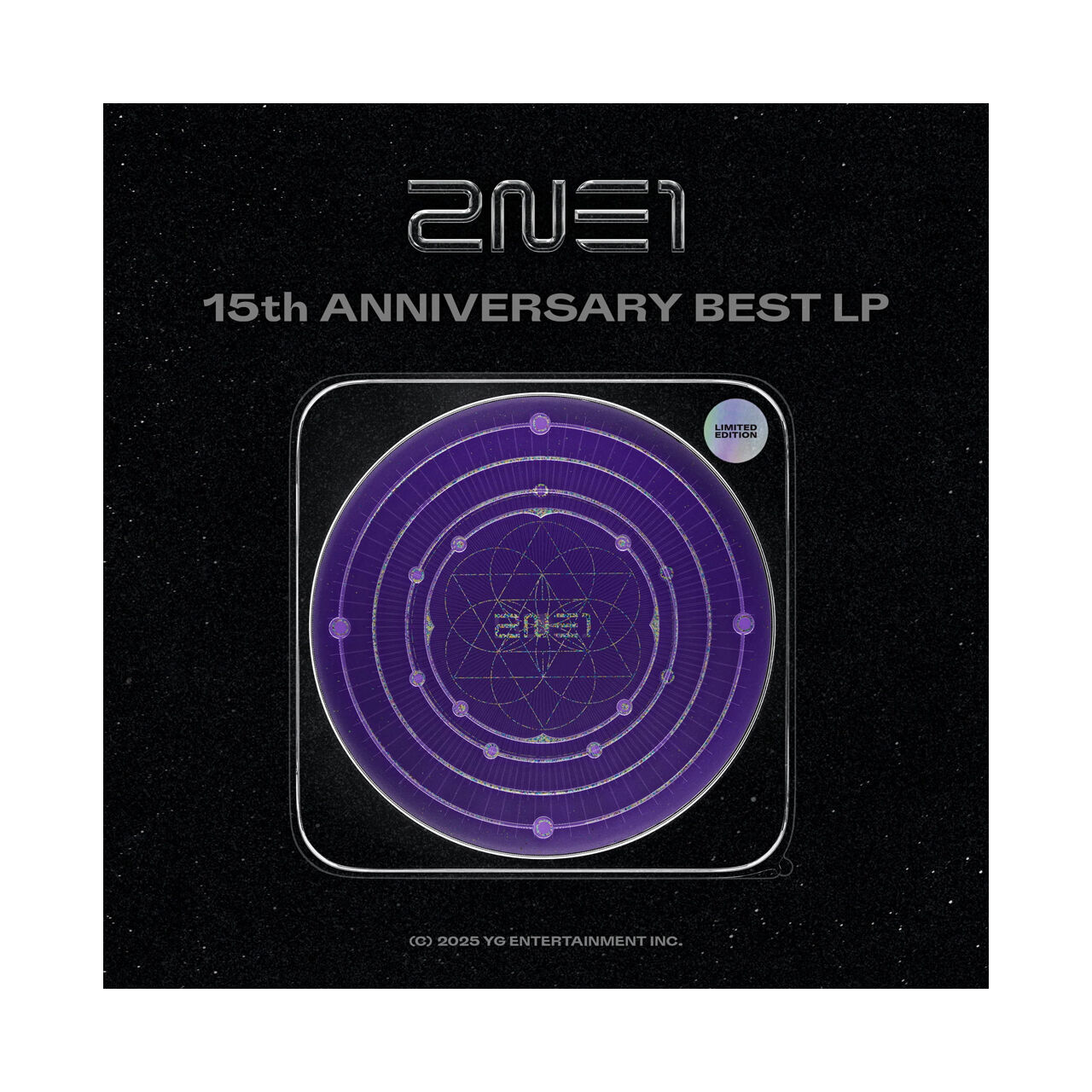2NE1 15th Anniversary Best Vinyl, Box Set (Black Purple, 1LP)