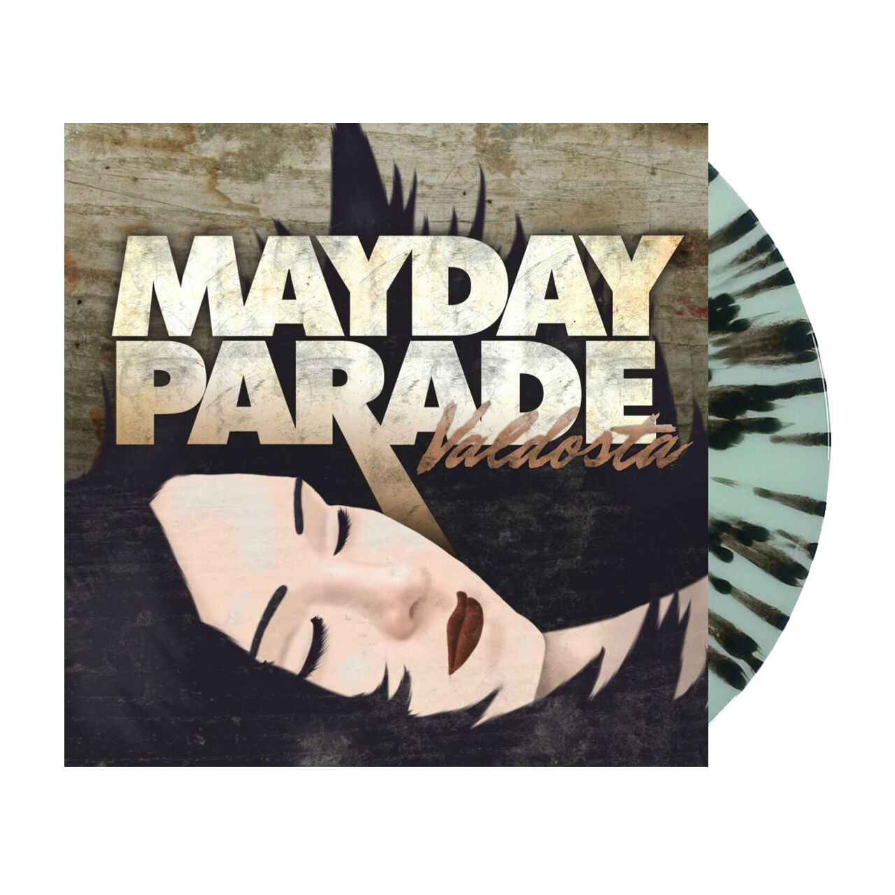 SEALED Mayday Parade Anywhere But Here LP White outlet Red Black Pinwheel Vinyl Record