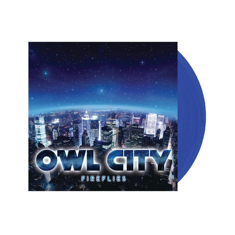 Owl City Fireflies Vinyl (blue, 7inch)