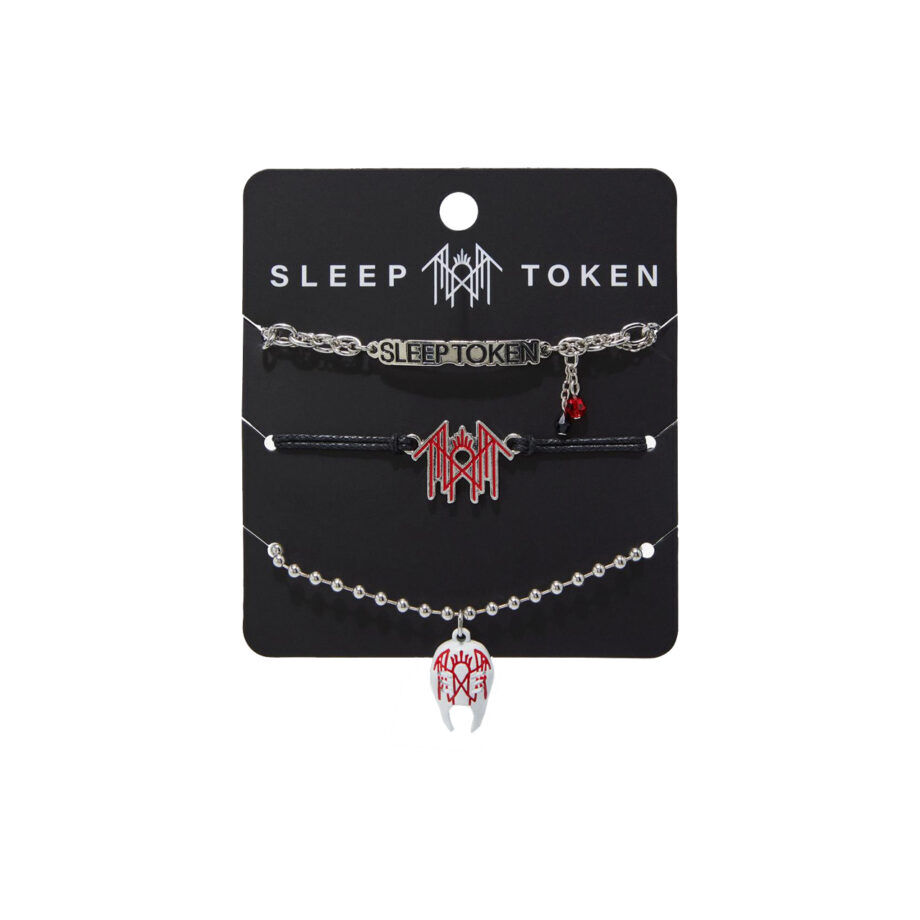 Sleep Token Logo Bracelet Set Jewelry
