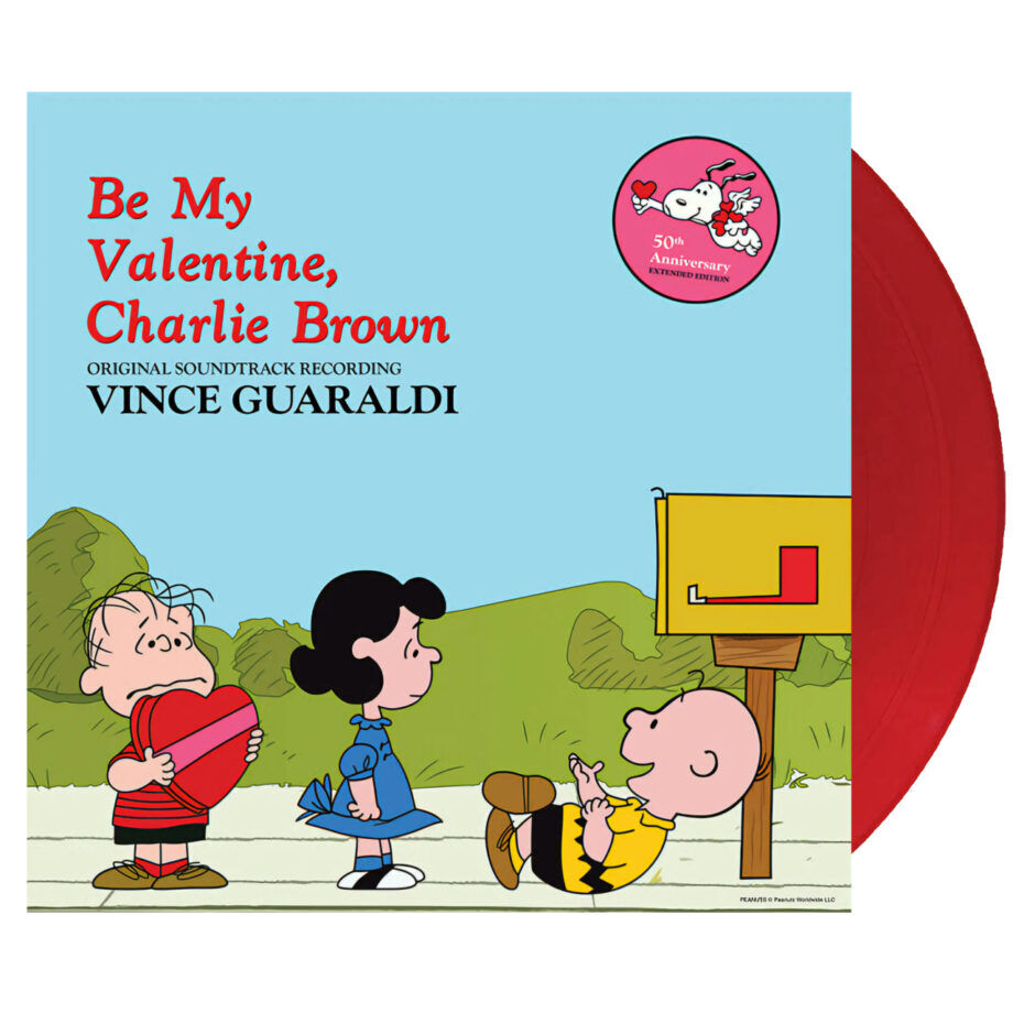 Vince Guaraldi Be My Valentine, Charlie Brown 50th Anniversary Edition Vinyl (red, 1lp)