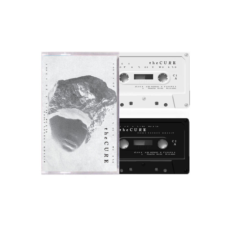 The cure songs of a lost world and songs of a live world troxy london mmxxiv cassette (black white, jewel case)