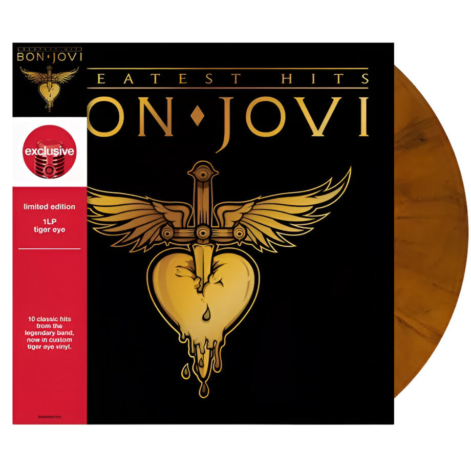 Bon jovi greatest hits vinyl (target, gold, 1lp)