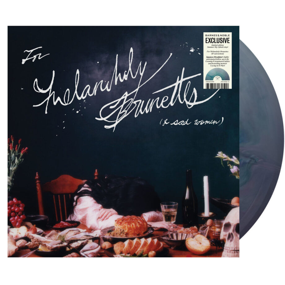 Japanese breakfast for melancholy brunettes (& sad women) vinyl (bn, summer sky splash, 1lp)