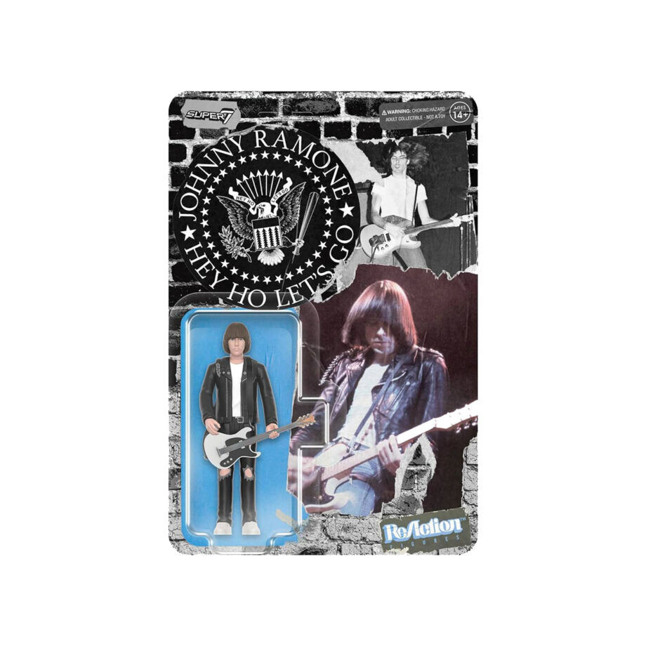 Johnny ramone white shirt reaction super7 toy