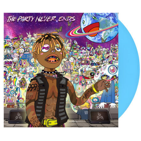 Juice wrld the party never ends vinyl (target, sky blue, 2lp)