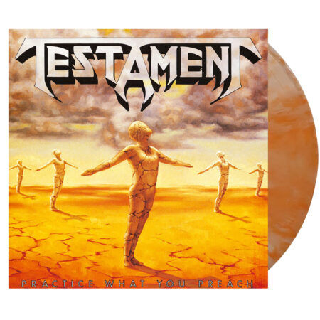 Testament practice what you preach vinyl (orange and bone swirl, 1lp)