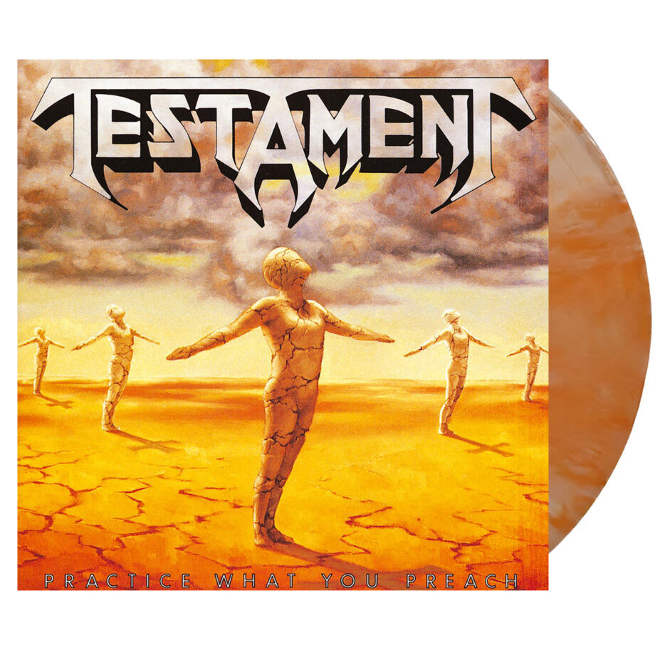 Testament practice what you preach vinyl (orange and bone swirl, 1lp)