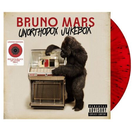 Bruno mars unorthodox jukebox vinyl (red black splatter, 1lp)