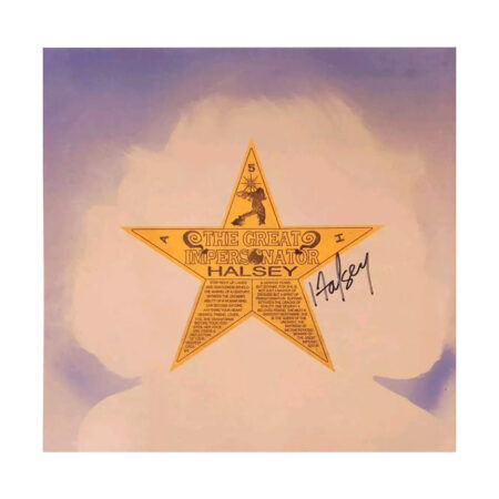 Halsey the great impersonator vinyl, signed card (black, 1lp) (signed card)