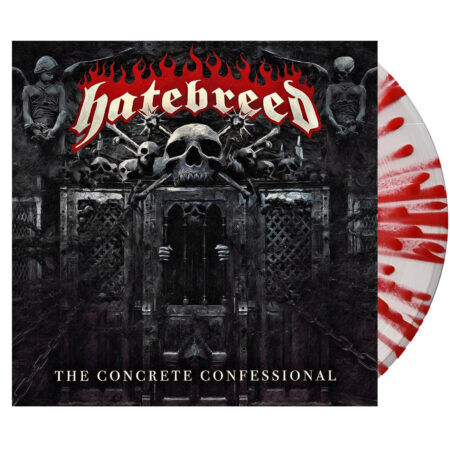 Hatebreed the concrete confessional vinyl, cover dent (red splatter, 1lp)
