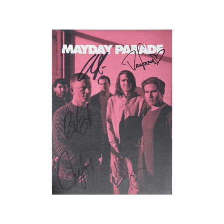 Mayday parade sweet vinyl, signed (exc, clear, 1lp) (signed card)