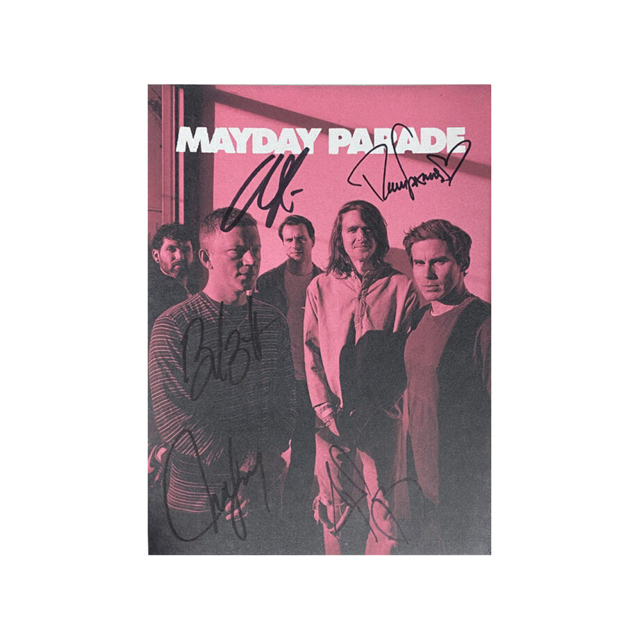 Mayday parade sweet vinyl, signed (exc, clear, 1lp) (signed card)