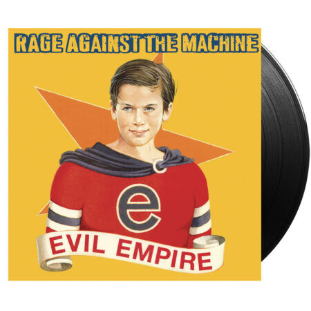 Rage against the machine evil empire vinyl, cover dent (black)