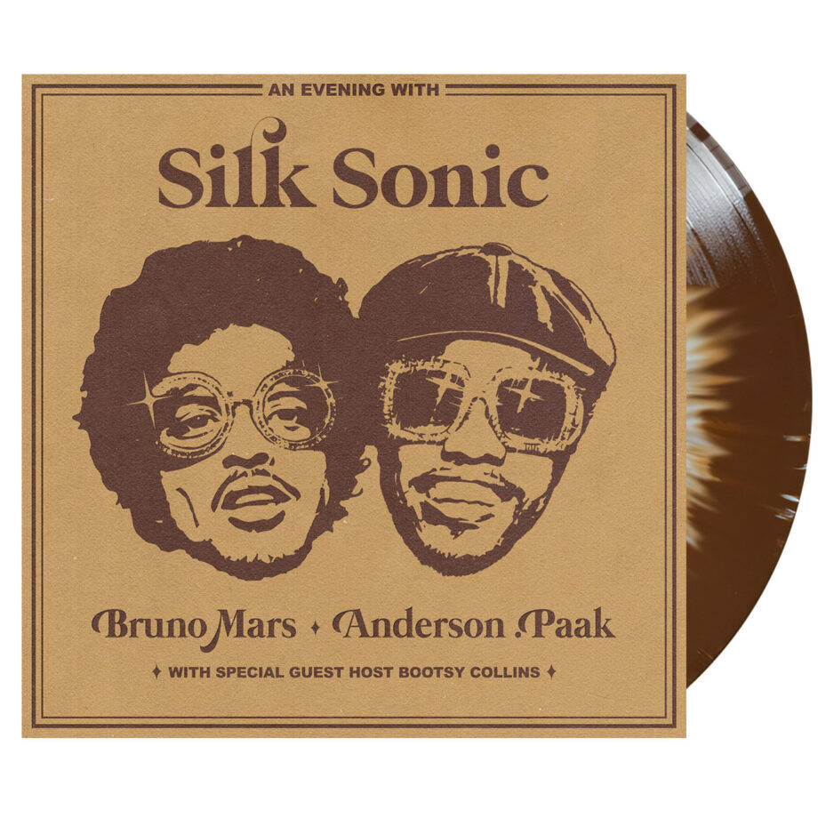 Silk sonic an evening with silk sonic vinyl (brown splatter, 1lp)