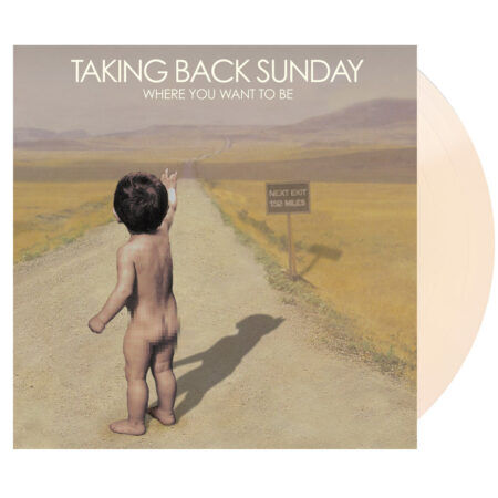 Taking back sunday where you want to be vinyl (vmp, white and tan, 1lp)